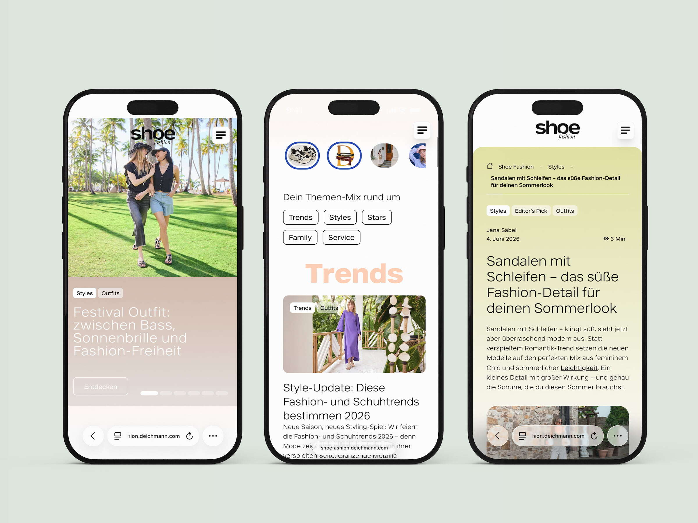 KOCH ESSEN Kommunikation + Design GmbH - Digitale Mode-Plattform: DEICHMANN Shoe Fashion